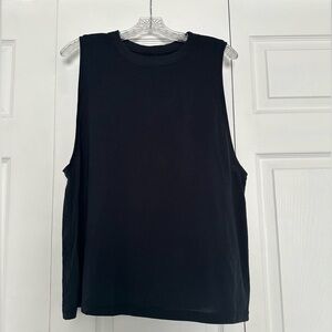 lululemon athletica Muscle Tee Tank Top in Black - Size 6 - Lightweight Cotton